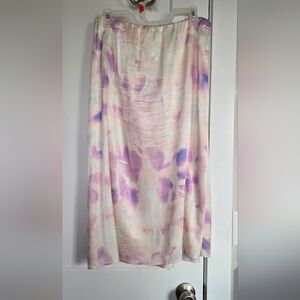 Silky Watercolor Skirt